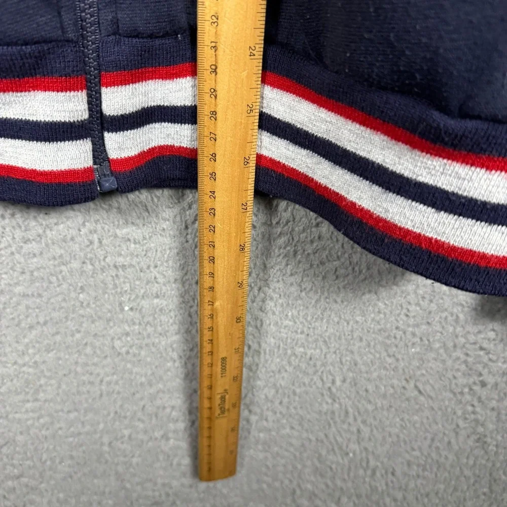Christian Dior Monsieur Vintage Track Jacket Navy Gray Colorblock Striped XL